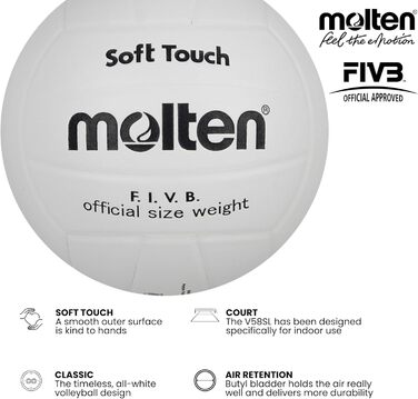 Волейбольний м'яч Molten v58SL - Білий