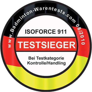 Бадмінтонна ракетка Talbot Torro Isoforce 911.3 C4, чорна/бордова, розмір M