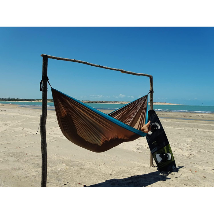 Гамак Amazonas Ultra-Light Silk Traveller XL для подорожей та гір, надлегкий, 295x150 см, до 200 кг