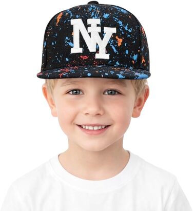 Дитяча кепка SNAPBACK USA J26 для підлітків, чорна, камуфляж, універсальний розмір