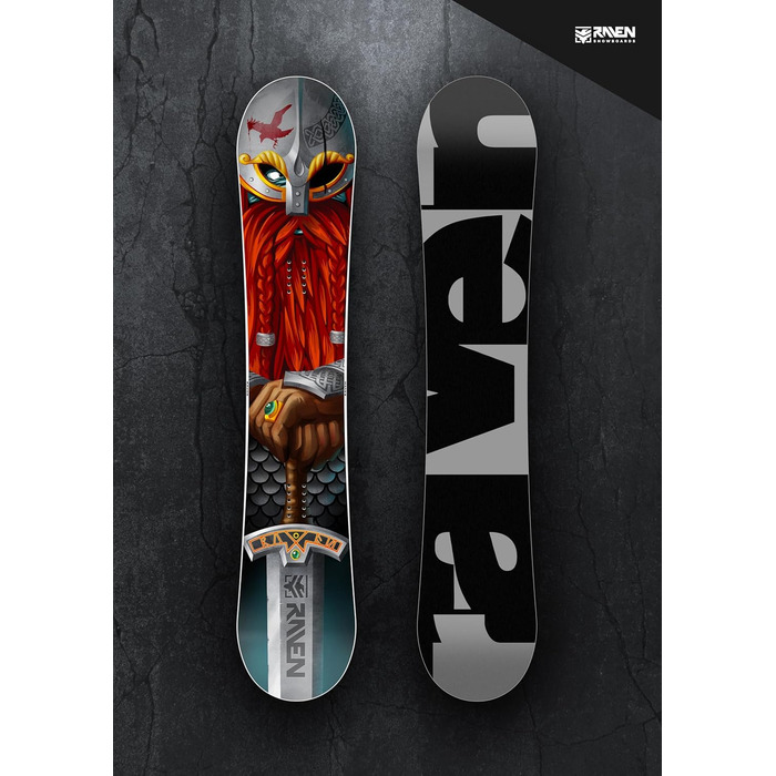 Сноуборд RAVEN Dwarf + фіксуючі кріплення Fastec FT360 Black, 160 см