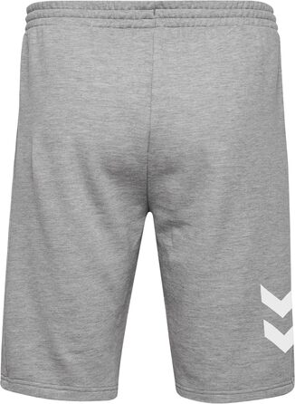 Чоловічі спортивні шорти Hummel Core Poly дихаючі, сірий меланж, розмір L