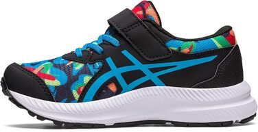 Дитячі кросівки ASICS Contend 8 PS Print - чорний/інзелблау, 35 EU