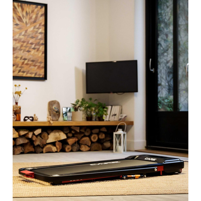 Біговий тренажер CARE FITNESS Jog 8: швидкість до 8 км/год, 4 функції, пульт ДК, комфорт та тихий мотор