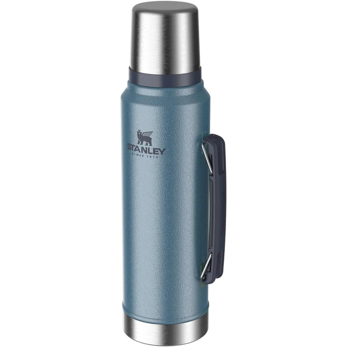 Термос Stanley Classic Legendary, нержавіюча сталь, 1 л, зберігає тепло/холод до 48 год, BPA-free, для напоїв, підходить для посудомийки