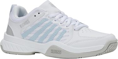 Жіноче тенісне взуття K-Swiss Court Express 2 (41 EU, Білий, Ballad Blue, Dawn Blue)