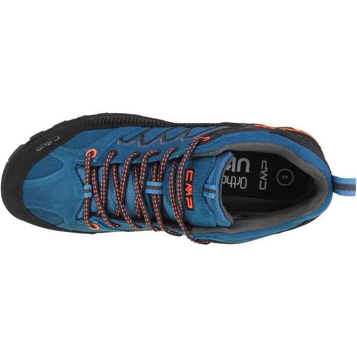 Чоловічі трекінгові черевики CMP Moon Low Wp, Deep Lake Antracite, 45 EU