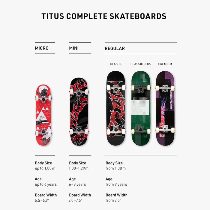 Скейтборд TITUS Classic Komplettboard 8