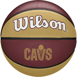 Баскетбольний м'яч Wilson NBA Team Tribute, розмір 7, коричневий