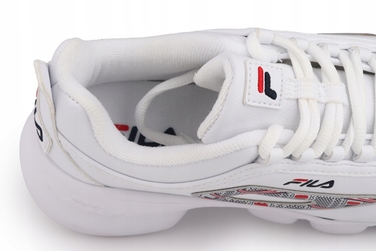 Спортивні кросівки Fila, білі, синтетичні, низькі, розмір 38,5