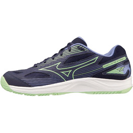 Волейбольне взуття Mizuno Zyklongeschwindigkeit 4 Eveblue Techgreen Iolite (46 EU)