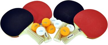 Набір для настільного тенісу Kettler Advantage: 4 гравці (4 ракетки та 8 м'ячів)