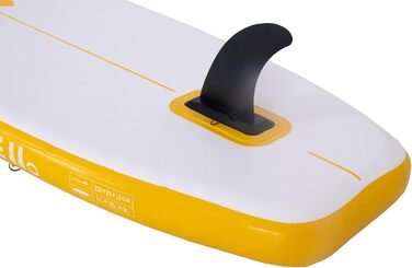 Надувна SUP-дошка Zray E11 Dropstitch, 335x81x13 см, жовта, з веслом, насосом і сумкою
