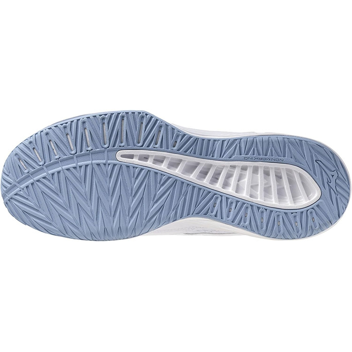 Волейбольне взуття Mizuno Thunder Blade Z для жінок, білий/блакитний, 42 EU