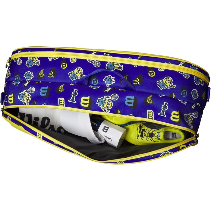 Тенісна сумка Wilson Minions 3.0, синьо-жовта, для ракеток