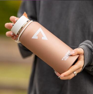 Термобутилка із нержавіючої сталі 1 л ABOVE, ізольована, BPA Free, з безкоштовною кришкою, тримає до 12 годин гаряче і до 24 годин холодне, не протікає, для спорту, фітнесу та активного відпочинку