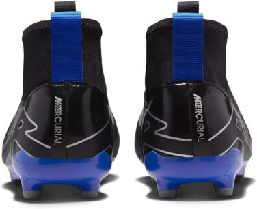 Дитячі футбольні бутси Nike Zoom Superfly 9 Acad FG/MG, 38 EU, чорно-синьо-сірі