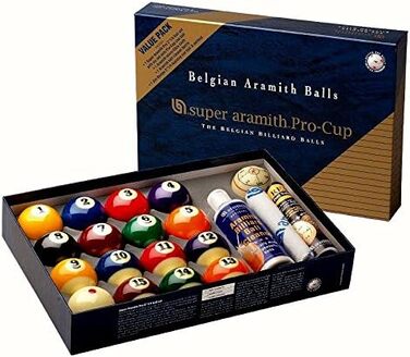 Комплект більярдних куль Super Aramith Pro Cup 57,2 мм, Value Pack