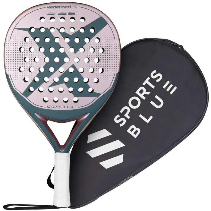 Ракетка для падел SportsBlue Carbon Pro Series з чохлом – професійна ракетка для тенісу та падел