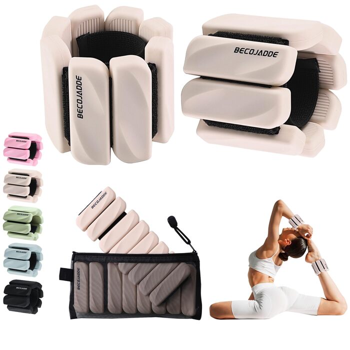 Манжети для ніг та рук 0.45 кг / 0.9 кг, набір у 2 шт. Обтяжувачі для фітнесу, бігу, кардіо, аеробіки, силових тренувань