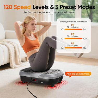 Платформа для вібраційного тренування Kidken - комплексна платформа для зміцнення кісток, лімфодренажу та загального оздоровлення тіла