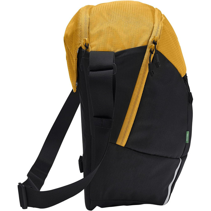 Сумка-месенджер VAUDE Cycle Messenger L для велосипеда, 20 л, з дощовиком, універсальний розмір, жовта