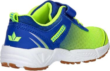 Дитячі спортивні тапочки Lico Barney для залу, 35 EU, блакитний, лимонний