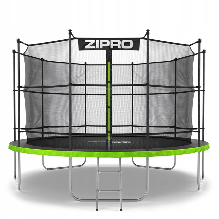 Дитячий садовий батут Zipro 12FT (374 см) з внутрішньою захисною сіткою