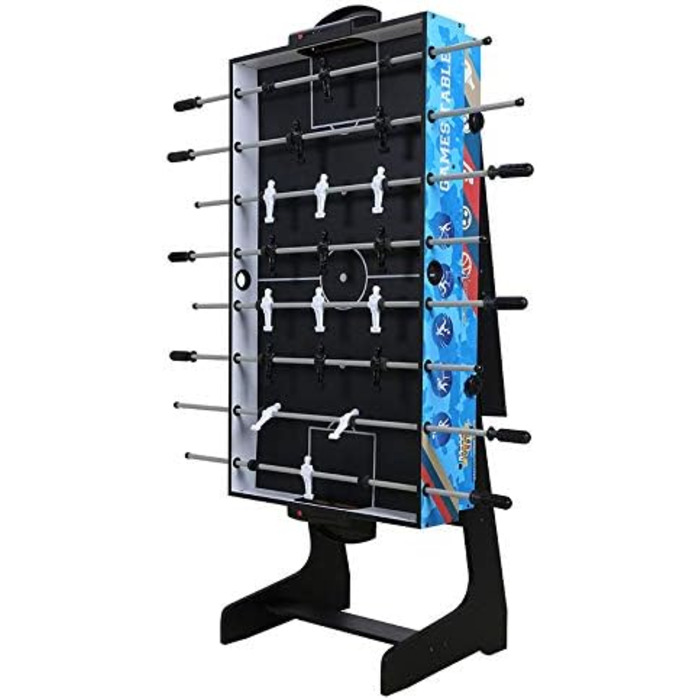 Складаний ігровий стіл 5-в-1 для футболу, хокею, тенісу, більярду та баскетболу