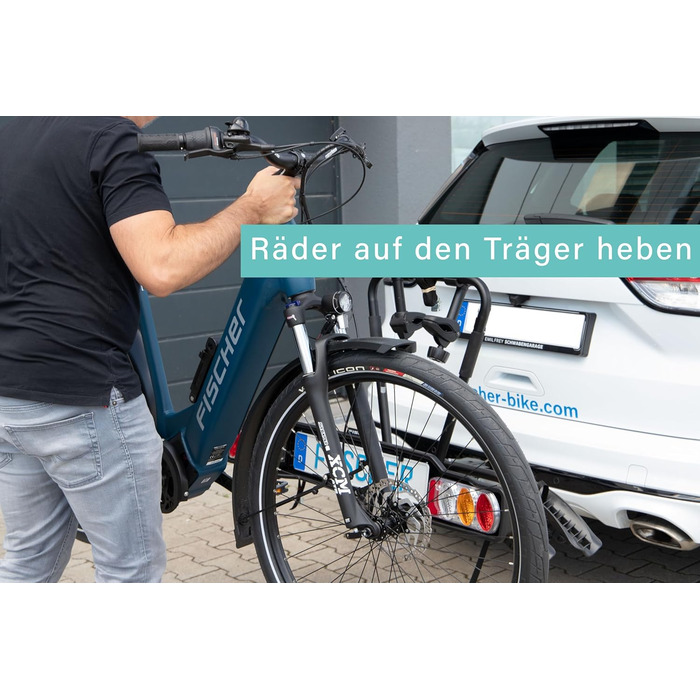 Велосипедний фаркоп FISCHER Proline Evo 2 - фаркоп для велосипедів, тримач для авто, чорний SmartLine