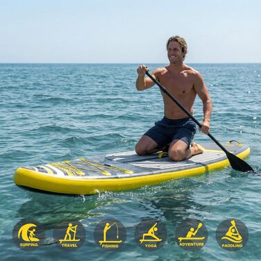 Надувний SUP Борд FunWater 10'6'–11'6' – комплект з аксесуарами для всіх рівнів підготовки