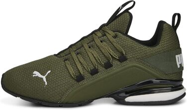 Кросівки Puma Axelion Refresh для чоловіків, 41 розмір, зелений, чорний, сірий