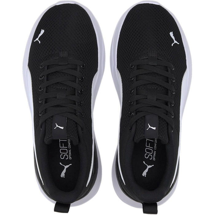 Дитячі кросівки PUMA Anzarun Lite Jr - чорно-білі, 37 EU