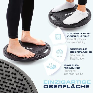 ELANI Балансборд для дорослих та дітей | Фізіотерапія, тренування координації та глибоких м'язів | ELANI