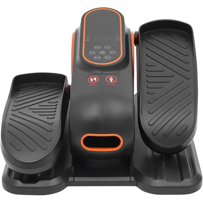 Еліпсотренажер електричний, міні-еліпсотренажер з пультом дистанційного керування та неслизьким килимком, 12 швидкостей, тихий, для офісу, підлітків, людей похилого віку, чорний