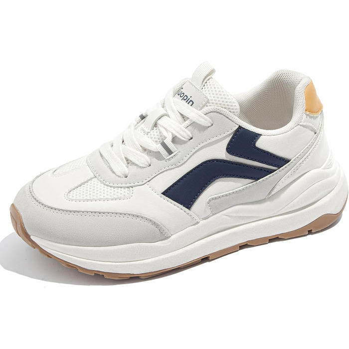 Жіночі трекінгові кросівки Tuopin Modische: дихаючі сітчасті кросівки на шнурівці, з антиковзкою підошвою, сірі та коричневі, розмір 37 EU