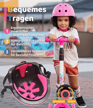 Дитячий велосипедний шолом Simply Kids з наліпками, сертифікований CPSC та CE, для скейтборду, велосипеда, самоката, для хлопчиків і дівчаток, розміри 46-52, 52-58 см, від 2 років
