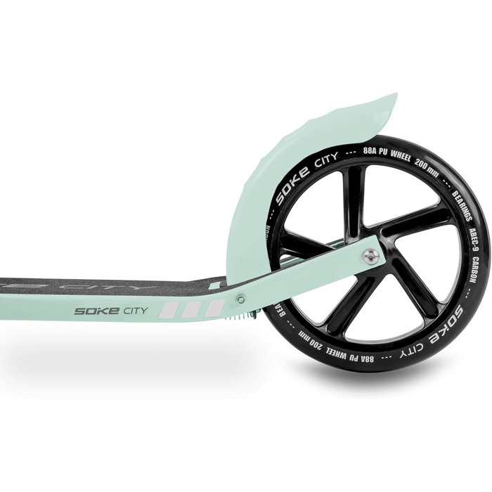 Міський самокат SOKE Cityroller, зелений, для дорослих та дітей