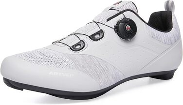 Велосипедні черевики для чоловіків та жінок: гірські, шосейні, сумісні з Peloton, Look ARC Delta, SPD, SPD-SL. Розмір 43 EU, сірі