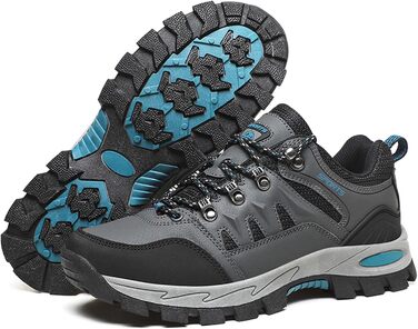 Туфлі для хайкінгу/трекінгу для чоловіків та жінок, легкі, низькі, спортивні, неслизькі, сірі, 41 EU