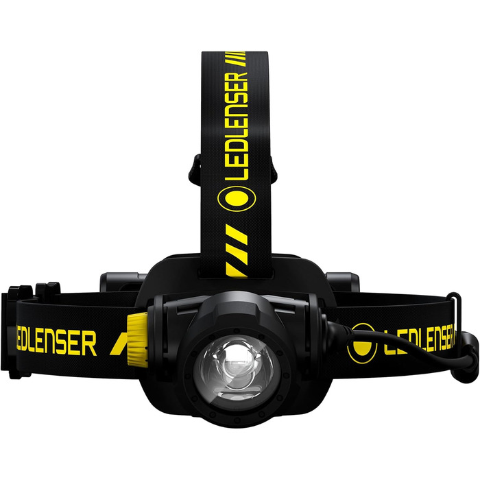 Ліхтар налобний LED Ledlenser H7R Work 1000 люмен, акумуляторний, водонепроникний IP67, регульований, з USB-кабелем