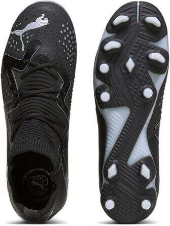 Дитячі футбольні бутси PUMA Future Pro FG/AG для підлітків, чорно-срібні