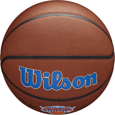 М'яч для баскетболу Wilson NBA Team Autograph Mini New York Knicks, сувенірний, для підписів