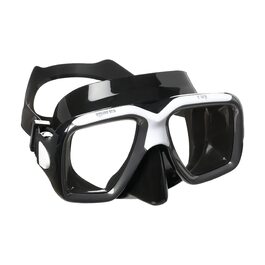 Маска для плавання Mares Ray Adult - подвійне загартоване скло, силіконовий обтюратор, чорно-сіра