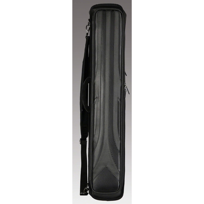 Чохол для бильярдних київ LUCASI Pro Series на 4 насадки, 8 київ, стрибковий кий та інше (чорний)