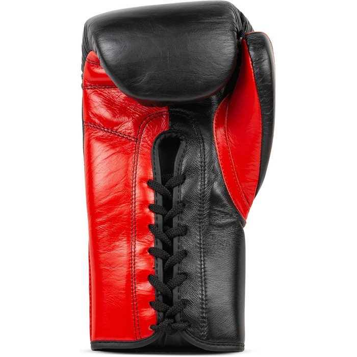 Боксерські рукавички BenLee Typhoon 10 oz, шкіряні, чорно-червоні