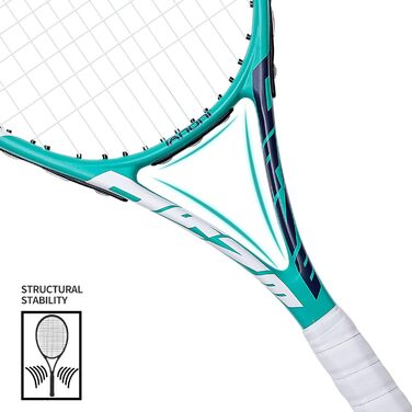 Набір тенісних ракет для дорослих 2 шт. з струнами, 27 дюймів, 3 м'ячі, 2 ручки, 2 демпфери вібрації (зелений)