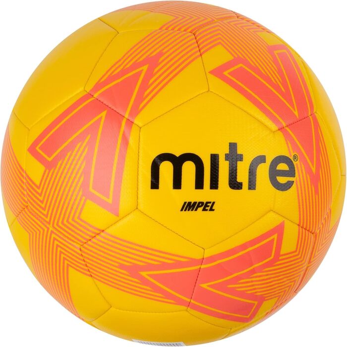 М'яч футбольний Mitre Impel L30P Yellow/Tangerine/Black - для тренувань та гри
