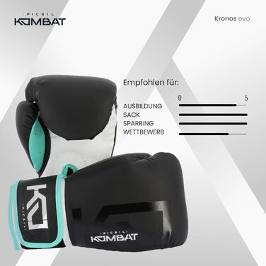 Боксерські рукавички Picsil Kronos Evo для Муай Тай, ММА, кікбоксингу, тренувальні та бойові, унісекс