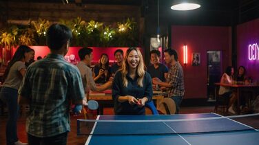 Набір для пінг-понгу: 2 ракетки преміум-класу, 3 зіркових м'ячі, компактний кейс | Набір для настільного тенісу